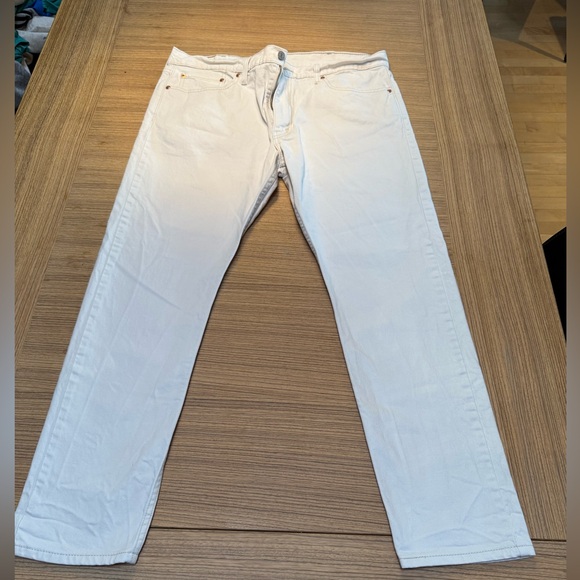Levi's 512 Men's Blue and White Denim Jeans - Picture 3 of 7
